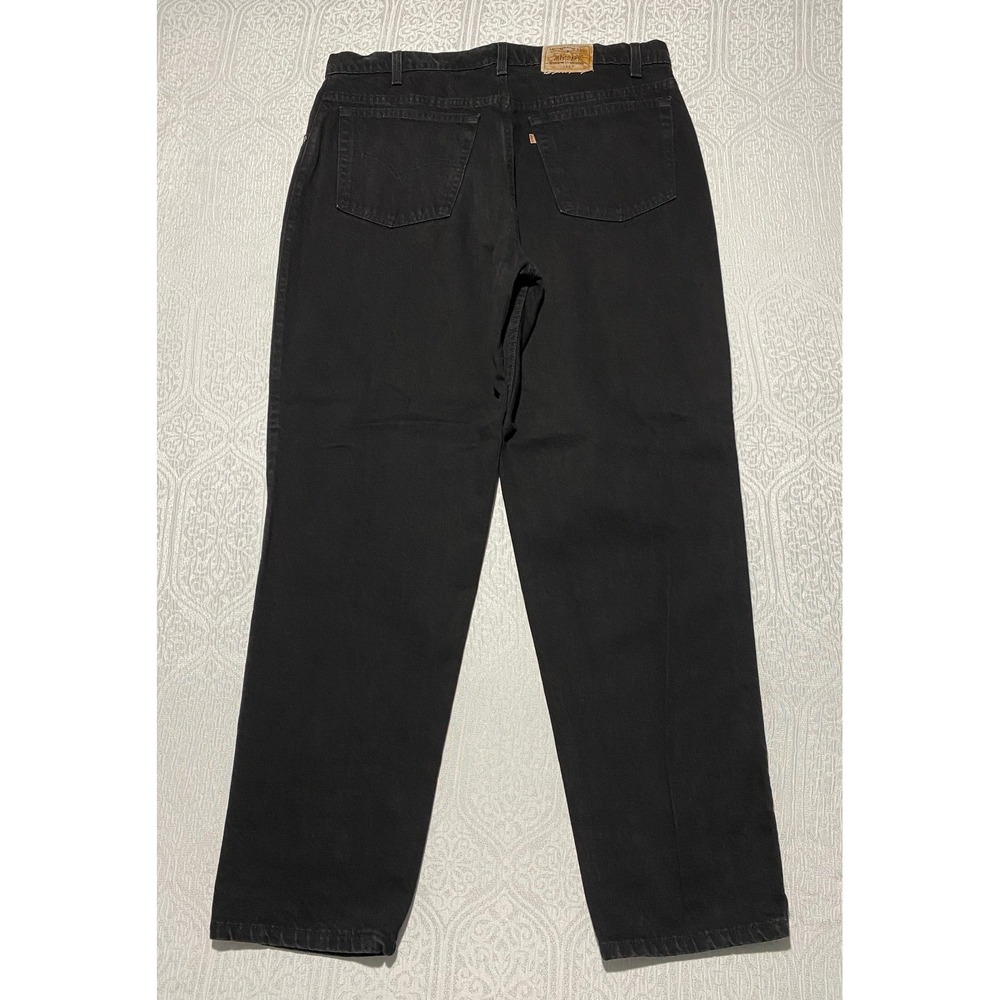 Levi Strauss Signature 545 Loose Fit Black Jeans Mens 40x33 High Rise Straight